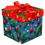 Коробка крышка-дно Новогодняя россыпь (арт. TIM/10437)