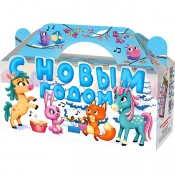 Коробка С Новым годом Озорные пони (арт. TIM/10514)