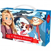 Коробка с пластиковой ручкой Волшебник Изумрудного города (арт. TIM/10487)