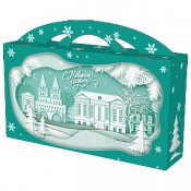 Портфель макси широкий Заснеженный город (арт. TIM/10446)