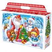 Портфель широкий Новогодняя Елка (арт. TIM/10436)