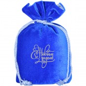 Мешочек бархатный синий (арт. MOS/60053)